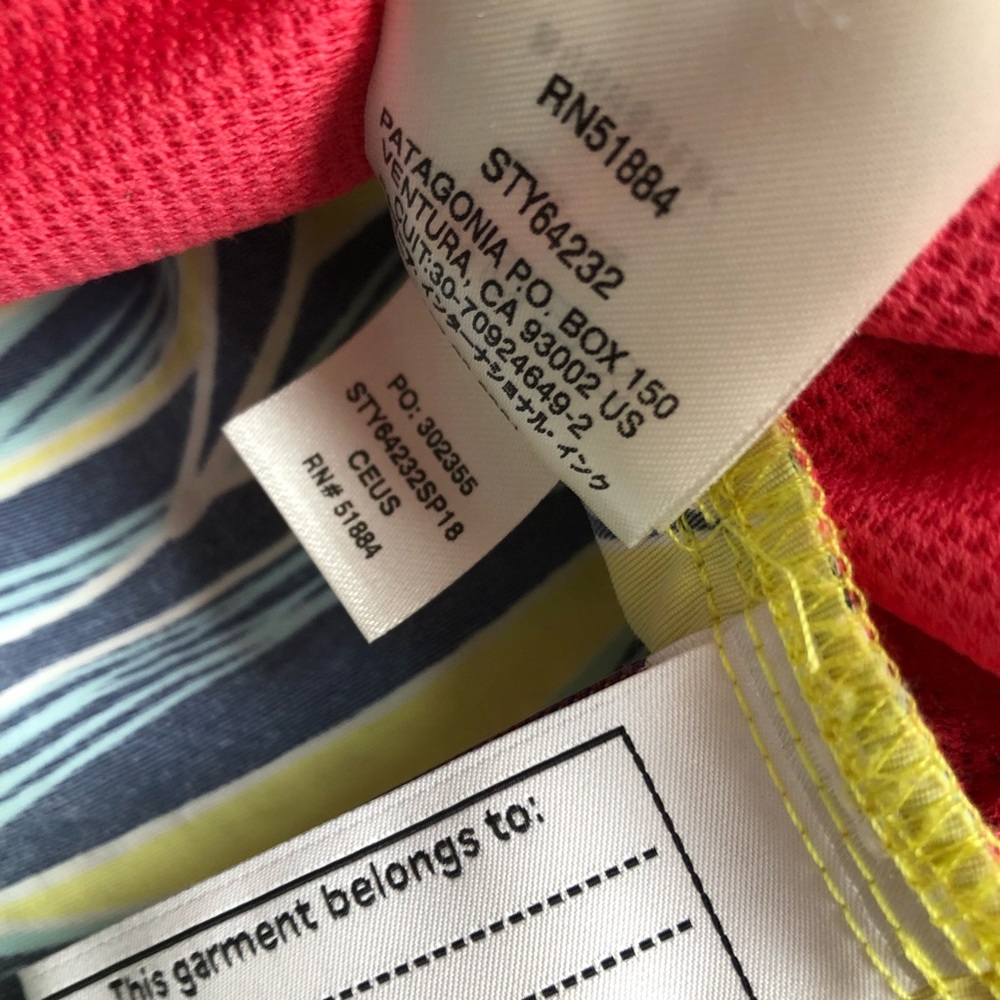 Patagonia Kids Floral Yellow Jacket - Picture 7 of 9
